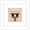 White Framed Version, variant on Gallery Pops Minecraft: Iconic Pixels - Mobs - Iron Golem Wall Art, Black Framed Version, 12" x 12"