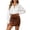 A-Brown1238, variant on Wxolcjlv Womens Satin Ruched Mini Skirt High Waist Club Office Mini Skirts