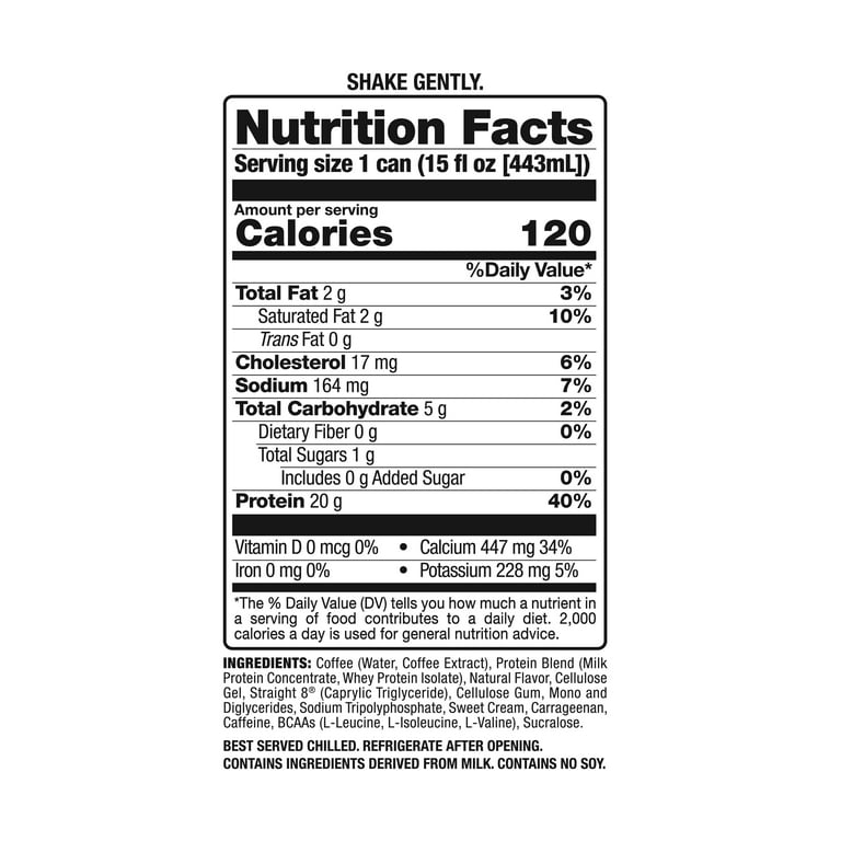 Bang Keto Coffee Birthday Cake Bash High Protein Coffee 15 Oz Cans 12 Count Walmart Com