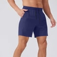 thumbnail image 2 of cfhntfmh Men's 7" Athletic Shorts Quick Dry Loose-Fit Lightweight Running Workout Gym Shorts with Pockets for Summer, 2 of 7