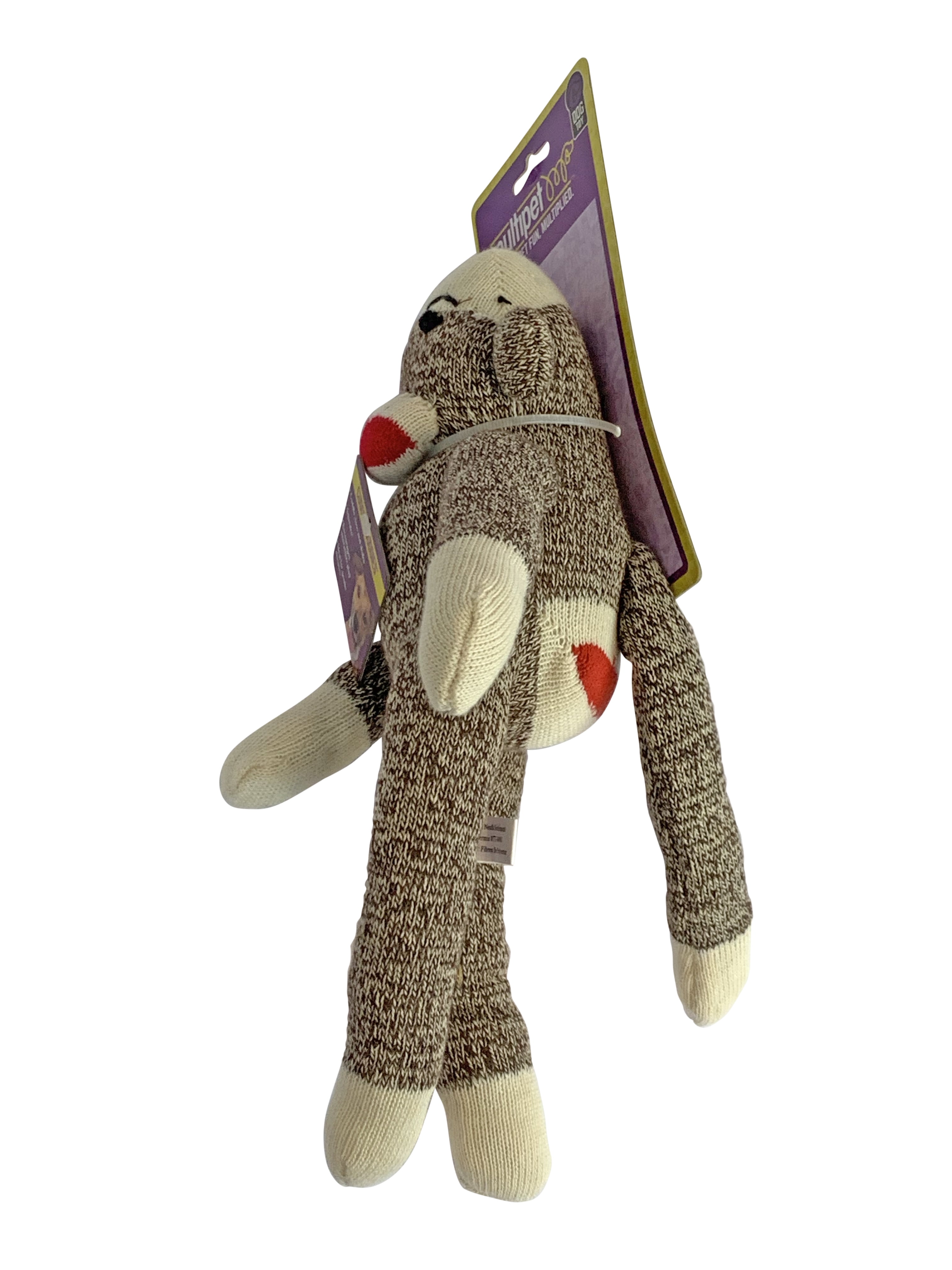 sock monkey dog toy walmart