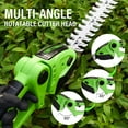 thumbnail image 3 of SOYUS Cordless Hedge Trimmer, 21V Electric Grass Trimmer & Shrubbery Trimmer for Garden/Lawn with Battery and Charger, 3 of 8