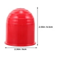 thumbnail image 2 of DEEPCRAFF towing hitch ball protector 4Pcs Red Plastic Dustproof Protection for Outdoor Towing, 2 of 8