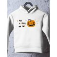 thumbnail image 3 of Funny Scary Pumpkin Spell Hoodie Toddler -Image by Shutterstock,  2 Toddler, 3 of 4