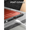 thumbnail image 4 of SupCase Unicorn Beetle Pro - Protective case for tablet - rugged - polycarbonate, thermoplastic polyurethane (TPU) - metallic red - 8.3" - for Apple iPad mini (6th generation), 4 of 7