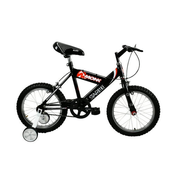 Bicicleta Niño Rodada 16 1 Velocidad Monk Starbike Negro Monk Starbike