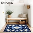 thumbnail image 3 of ODIKA 3'x5' Machine Washable Non-Slip Area Rug, Radiant Patterned with Mosaic Design High Traffic Rug, Blue, 97952, 3 of 7