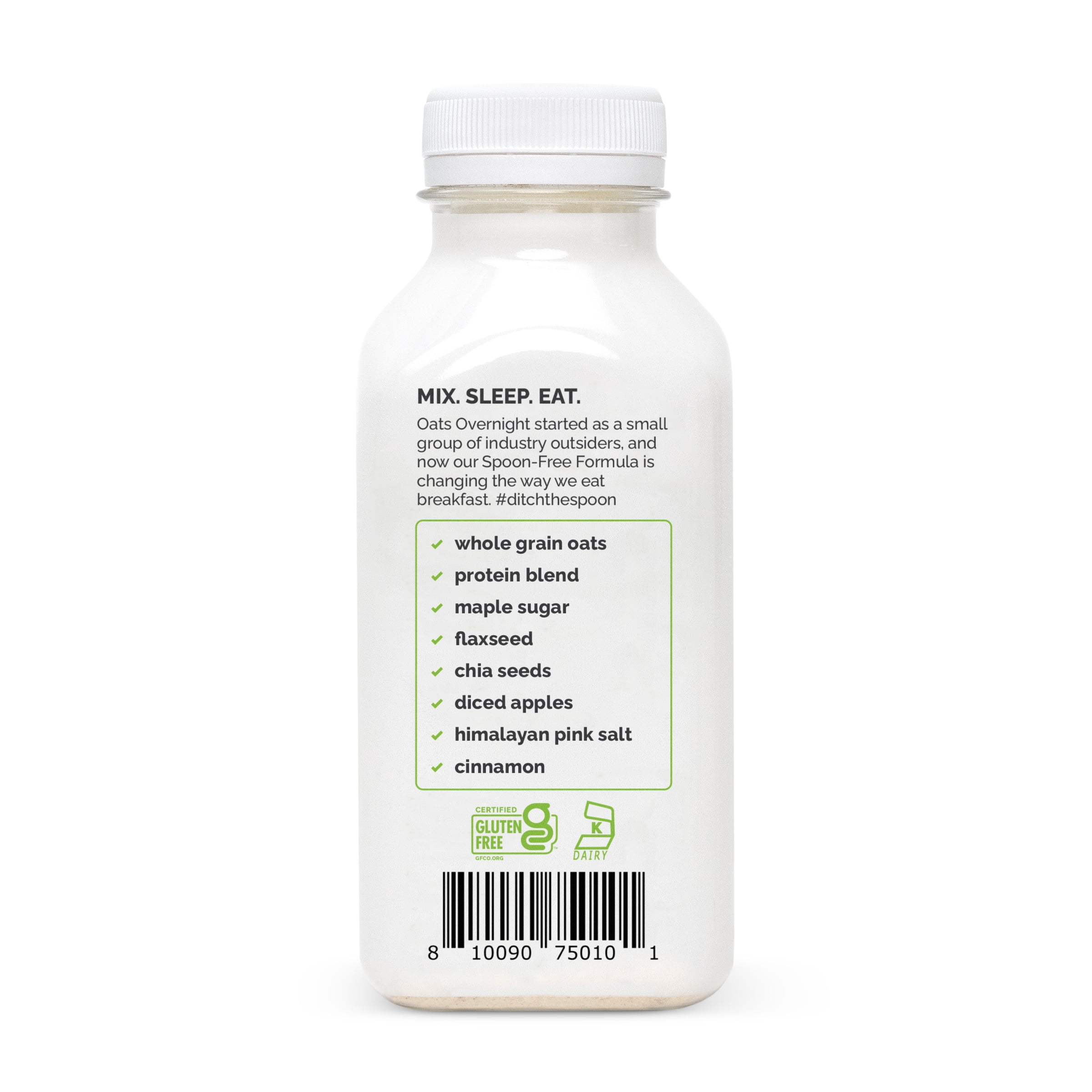 Oats Overnight Apple Cinnamon Protein Overnight Oatmeal Shake, 2.1 oz, 1 Count