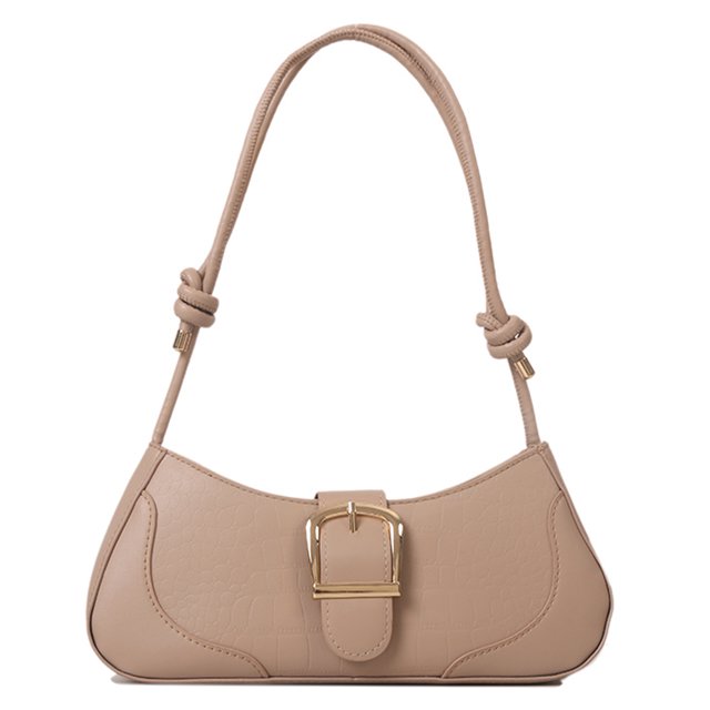 Bolso tipo cartera para mujer con hebilla, correas ajustables para los hombros, bolso para citas diarias para mujer