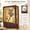 Classic Brown, variant on 11x16 Large Deep Shadow Box Frame with LED Light, Wedding Memorial Display Case with Shelves, Drawer, and Keepsake Slot, Rustic Wood Gift