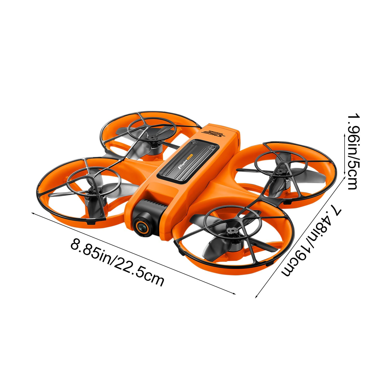 Drone with 6Inch Screen, Remote Control Brushless Motor And Cool LED Lights Drones 2.4G RC Quadcopter with Storage Card, Remote Control Toys Gifts