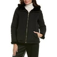 thumbnail image 3 of Via Spiga womens  Short Grooved Reversible Jacket, s, Black, 3 of 4