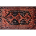 thumbnail image 1 of Ahgly Company Indoor Rectangle Traditional Chestnut Brown Persian Area Rugs, 5' x 7', 1 of 6