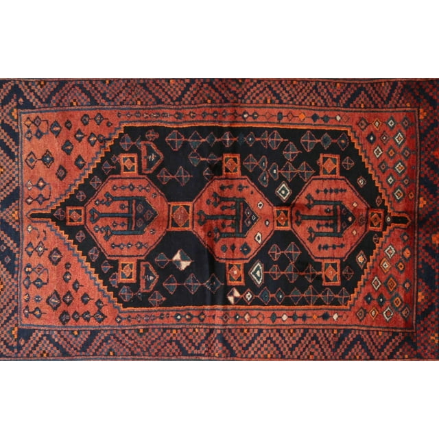 Ahgly Company Tapis d'Intérieur Rectangulaire Traditionnel Brun Châtaignier, 5' x 7'