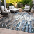 thumbnail image 3 of Dalyn Rugs Machine Washable Indoor/Outdoor Chantille ACN2213 Taupe 9' x 12' Rug, 3 of 9