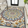 thumbnail image 7 of JONATHAN Y AMALFI COAST 5 x 8 Area Rug, Flora Abstract Bold Mandala - Red/Blue/Yellow, AMC112A-5, 7 of 7