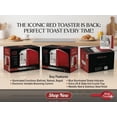 thumbnail image 3 of Betty Crocker Grille-Pain 2 Tranches (Acier Inoxydable Métallique Rouge), 3 of 3