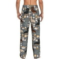 thumbnail image 3 of Dachshund Dog And Coffees Pattern Men'S Pajama Pants Soft Sleep Lounge Pants Pjs Bottoms With Pockets Large, 3 of 6
