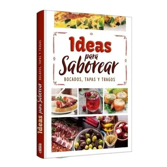 Libro De Cocina Ideas Para Saborear Bocados Tapas Y Tragos
