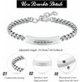 thumbnail image 4 of Cremation Jewelry Urn Bracelet for Ashes Adjustable Memorial Urn Bangles for Human Ashes - Memorial Ashes Keepsake Jewelry, 4 of 7