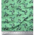 thumbnail image 1 of Soimoi Rayon Fabric Star & Owl Bird Print Sewing Fabric Yard 56 Inch Wide, 1 of 3