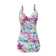 thumbnail image 4 of Trajes de baño tankini AQITTI para mujer, traje de baño de dos piezas con top y falda con estampado floral, 4 of 7
