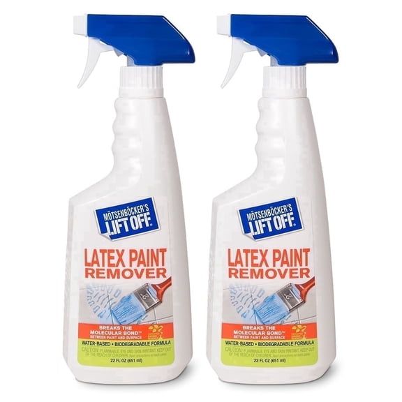Lift Off 41301-2PK Latex Paint Remover Spray, Water-Based, Biodegradable, 22 Fl Oz, Pack of 2