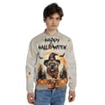 thumbnail image 4 of Happy Halloween Mastiff Witches Hat Pumpkin Carving All Over Print 3D Baseball Jacket Mastiffs Dog Lover Gifts Idea Bomber Jacket Softball - 02019, 4 of 6