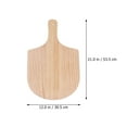 thumbnail image 6 of LABSERRON Beige Wood Pizza Peel Multipurpose Handle Cutting Baking Serving, 6 of 10