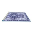 thumbnail image 2 of Ahgly Company Machine Washable Indoor Rectangle Abstract Blue Modern Area Rugs, 5' x 8', 2 of 4