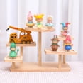 thumbnail image 7 of Vintage Wooden Display Risers Wood Showcase Stands for Shelves and Countertops Step Plinths for Jewellery, Desserts Display Rack, 7 of 7