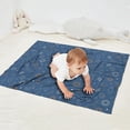 thumbnail image 2 of Sun Moon Cloud Star Pattern Blanket,Comfortable Soft Flannel Throw Blanket,All Season,Warm Lightweight Blankets for Sofa Bed Couch Living Room Chair,30"x40", 2 of 4
