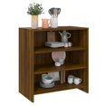thumbnail image 2 of vidaXL Sideboard Brown Oak 70x40.5x75 cm Engineered Wood, 2 of 4