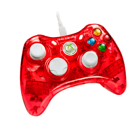 PDP Rock Candy Xbox 360 Wired Controller, Stormin' Cherry,