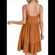 thumbnail image 2 of Vestido de Verano para Mujer 2025, Sin Mangas, con Tirantes Finos y Cuello en V, Informal, Estilo Swing. Naranja Rojo S, 2 of 7