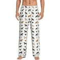 thumbnail image 2 of Goofa Labrador Retriever Dog Printed Soft Pajama Pants for Men, Wide Leg Comfy Casual Lounge Yoga Pants-X-Large, 2 of 9