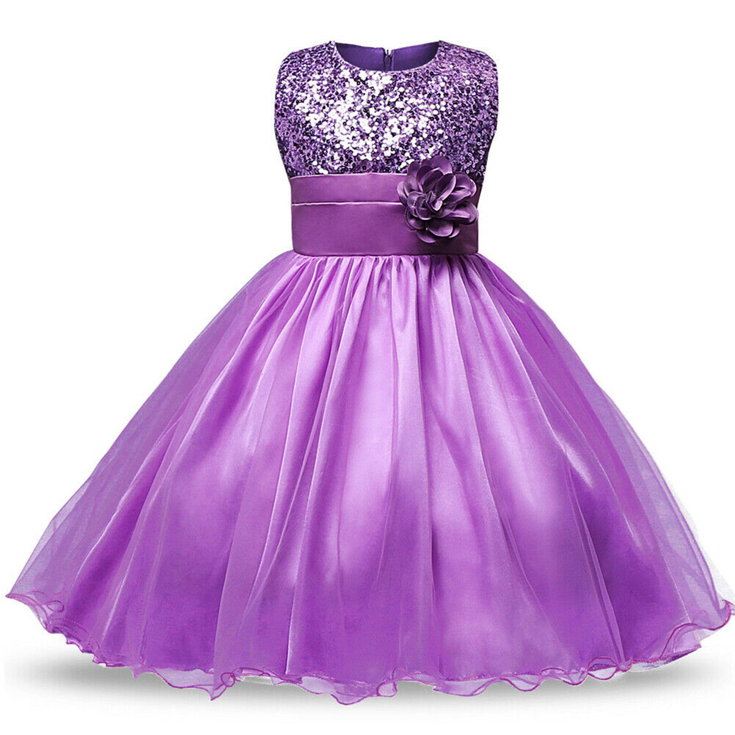 StylesILove Styles I Love Little Kid Girls Sleeveless Sequin Tulle StylesILove Styles I Love Little Kid Girls Sleeveless Sequin Tulle