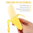 thumbnail image 3 of Juguetes de plátano pelado, broma divertida de plástico loco, juguetes para apretar en forma de plátano, juguetes de alivio para el Día de los Inocentes, 3 of 5