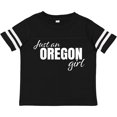 thumbnail image 3 of Inktastic Just an Oregon Girl Born and Raised Girls Toddler T-Shirt, 3 of 5