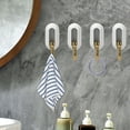 thumbnail image 1 of Xihbxyly Gancho para Colgar En La Pared, Diseño Adhesivo Resistente, Multiusos para Sombreros, Toallas y Llaves, Elegante y Moderno, Fácil de Instalar, para Puertas, Armarios y Clósets, Paquete de 4,, 1 of 7