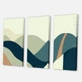 thumbnail image 3 of Designart ' Landscape With Hills Abstract Geometric Art ' Modern Canvas Wall Art Print, 3 of 3
