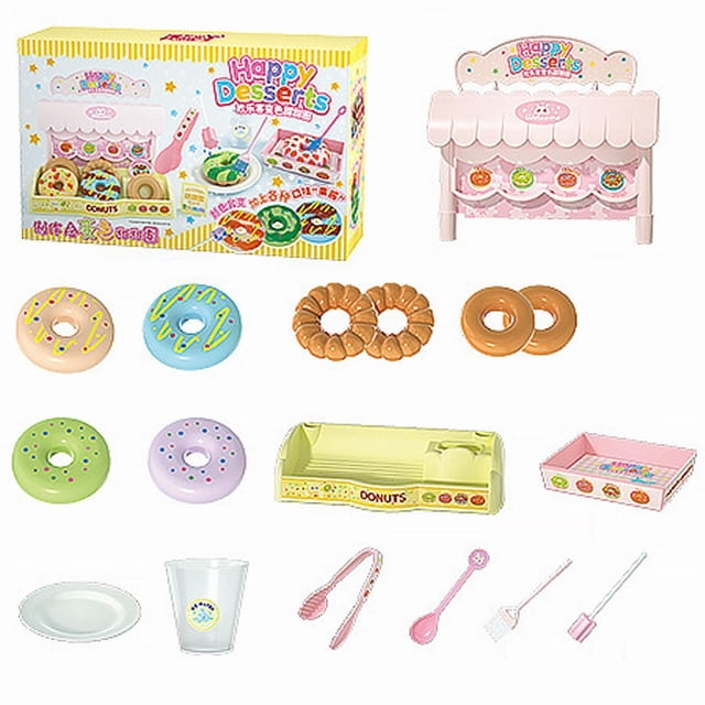 XFGOU Splash donuts Toys and Hobbies Star Color Change Color With Ice Cold Water Interactive Sensory Prop Food Realistic Artificial Toy Donut Party Decoration Food Decoration Prop Education