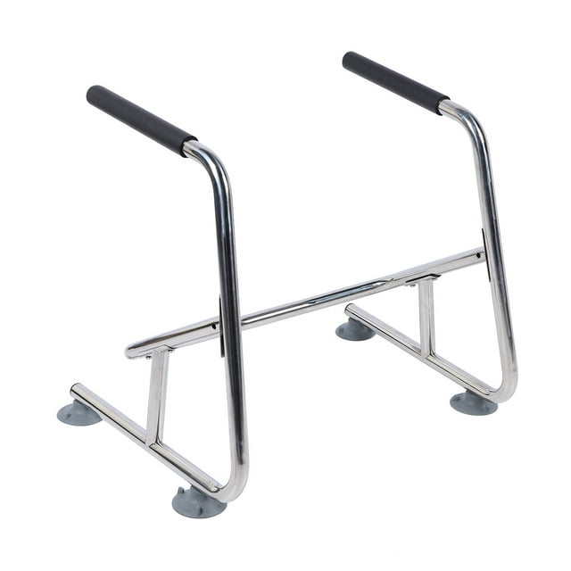 Toilet Safety Rails, Toilet Safety Frame Stainless Steel Foam Armrest for Handicap Disabled