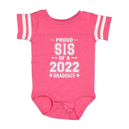 

Inktastic Proud Sis of a 2022 Graduate Gift Baby Girl Bodysuit