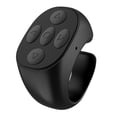 thumbnail image 1 of Control remoto de teléfono Bluetooth inalámbrico Bluetooth V5.3 recargable mini inteligente Negro, 1 of 9