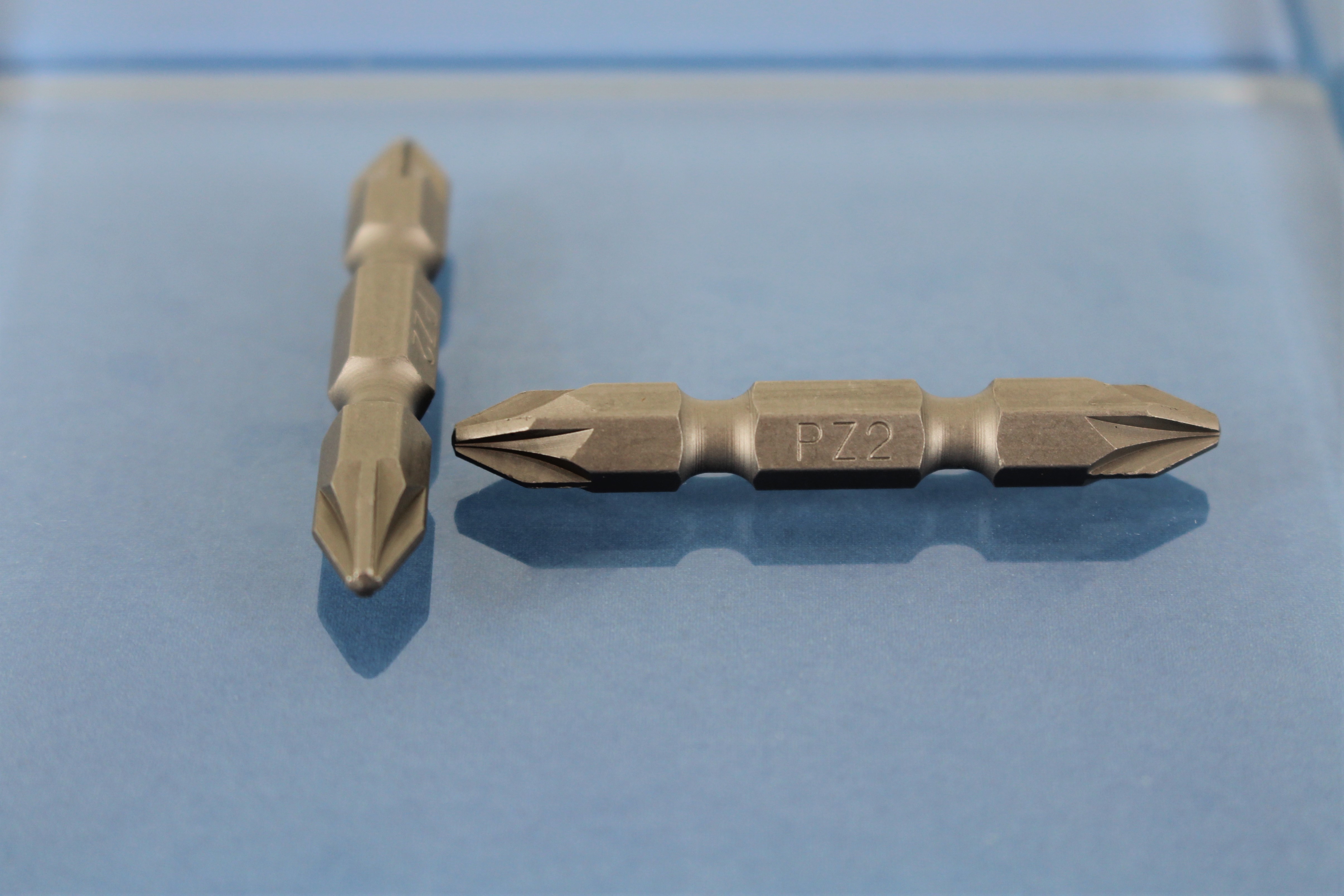 TEMO 25 pc PZ2 Pozi Drive Impact Ready Double Ended 2 Inch (50 mm) Screwdriver Insert Bits