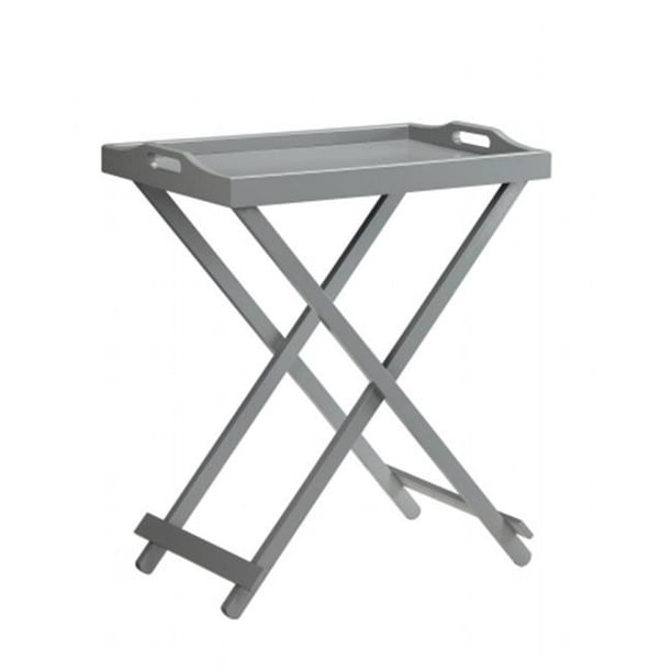 Folding Tray Table, Gray