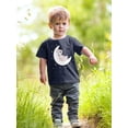 thumbnail image 2 of Cute Teddy Bear On The Moon T-Shirt Infant -Image by Shutterstock,  6 Months, 2 of 4