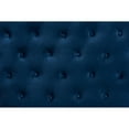 thumbnail image 3 of Baxton Studio Clovis Modern and Contemporary Navy Blue Velvet Fabric Upholstered King Size Headboard,Wholesale Interiors, 3 of 7