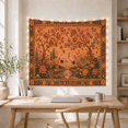 thumbnail image 5 of Cranes Beside a Reflective Pond, Serene Folk Art for Bird Lovers, Ornamental Nature Wall Art, Housewarming Gift, Tapestry Wall Hanging for Bedroom and Living Room, 5 of 7